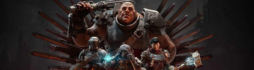 warhammer 40k darktide co-op shooter key art