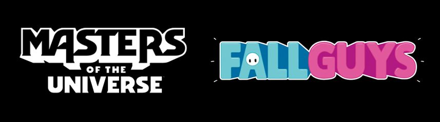 fall guys masters of the universe logos