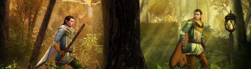 lord of the rings online elladan elrohir art