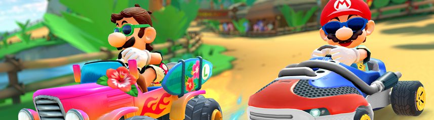 mario kart tour mario luigi summer outfits