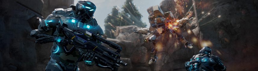 dysterra sci-fi survival fps futuristic exoskeleton