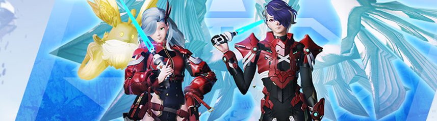 phantasy star online 2 new genesis sci-fi fantasy mmorpg waker class art