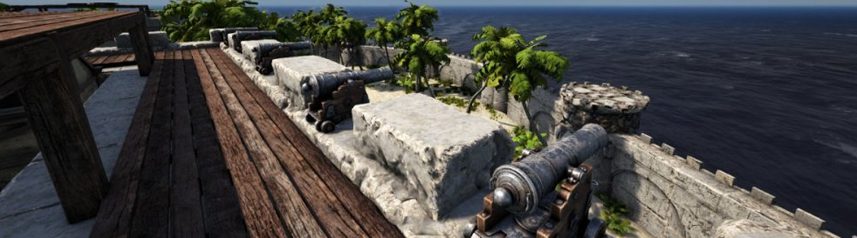 atlas pirate sandbox mmo cannon battlement teaser