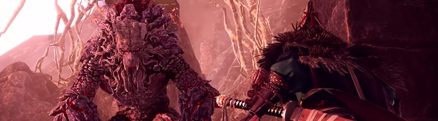 wild hearts co-op monster-hunting kemono cinematic still