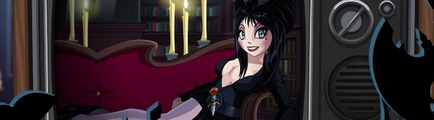 adventurequest 3d elvira halloween 20th anniversary art