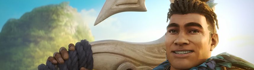 smite third-person moba maui cinematic still