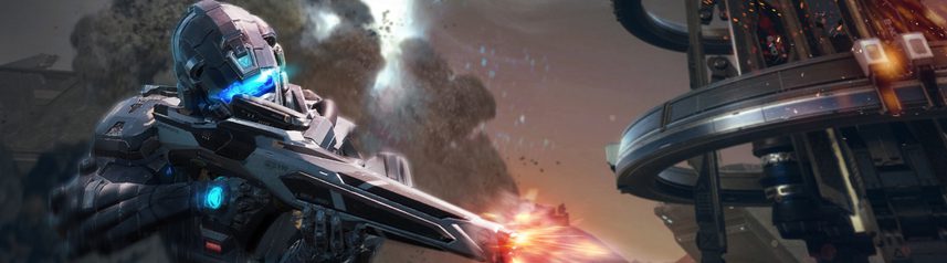 dysterra survival shooter exoskeleton art