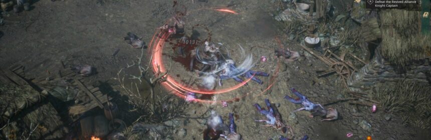 undecember multiplayer arpg spinning attack screenshot