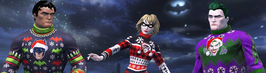 dc universe online mmorpg christmas sweaters