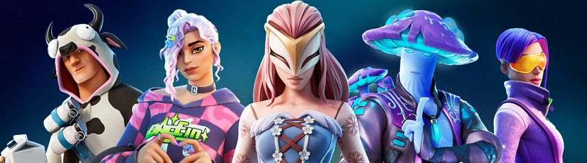 fortnite battle royale shooter character outfits