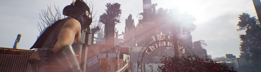 deathverse let it die survival game lens flare