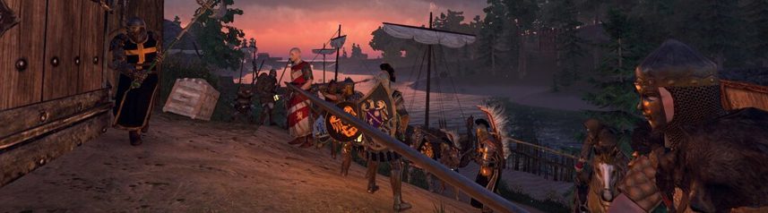 gloria victis medieval pvp mmorpg castle gate