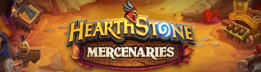 hearthstone online ccg mercenaries logo