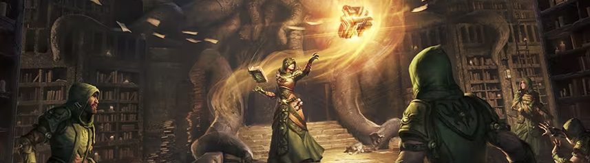 elder scrolls online scribes of fate key art