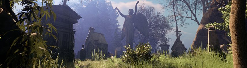 nightingale multiplayer survival game grassy cemetery