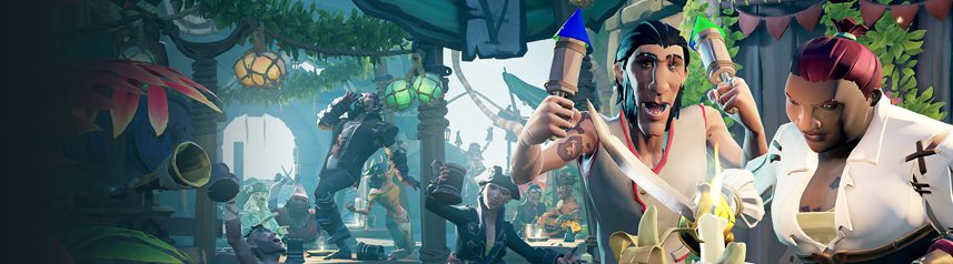 sea of thieves pirate mmorpg 5th anniversary art
