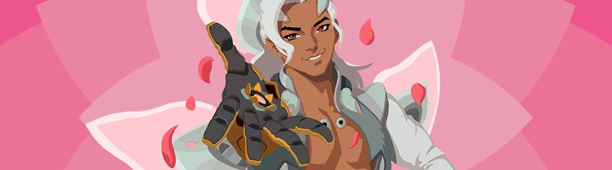 overwatch 2 hero shooter lifeweaver rose petals art
