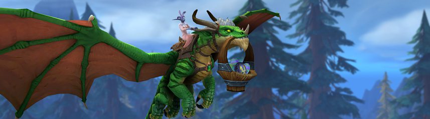 world of warcraft fantasy mmorpg drake basket of eggs