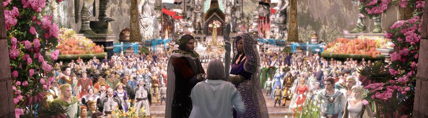 lord of the rings online aragorn arwen wedding