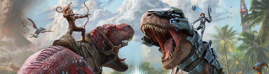 ark survival ascended key art banner