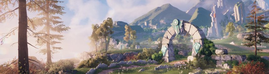 lost skies stone arch banner