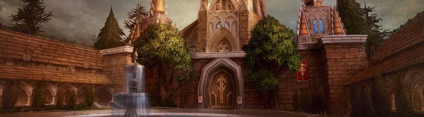 world of warcraft scarlet monastery banner