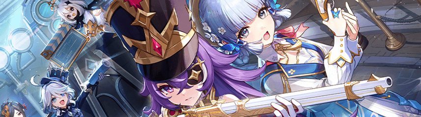 genshin impact roses and muskets key art