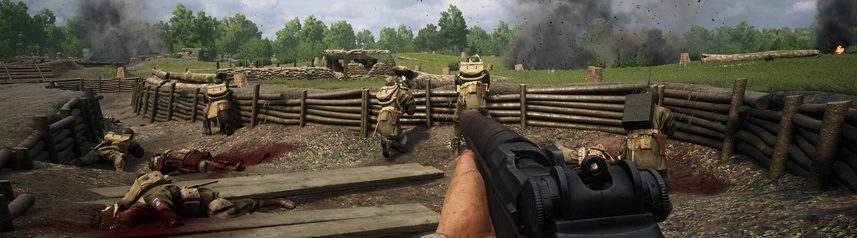 squad 44 m1 garand trenches banner