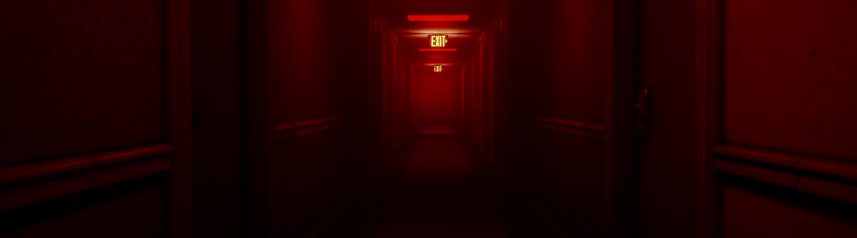 escape the backrooms hotel chase banner