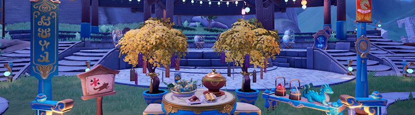 palia luna new year money trees banner