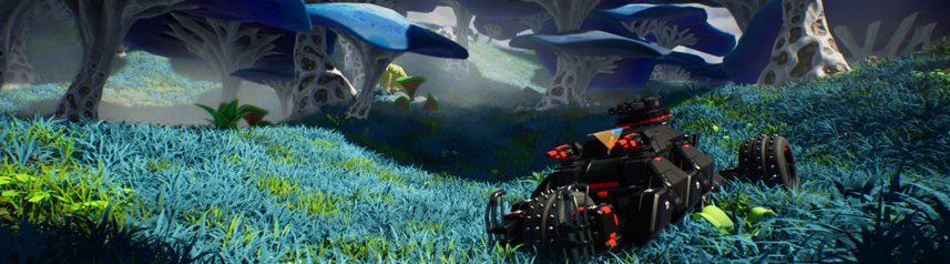 terratech worlds alien forest buggy banner