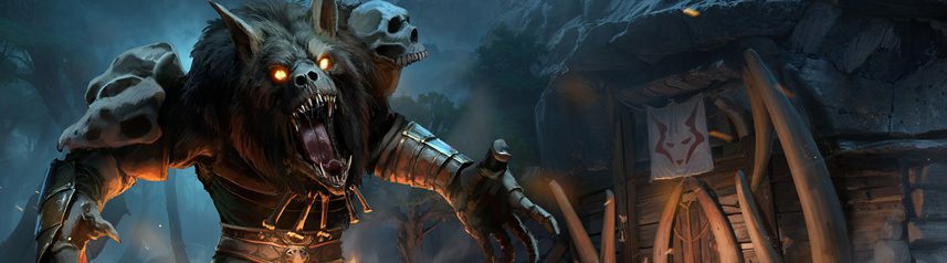 everquest 2 werewolf art banner