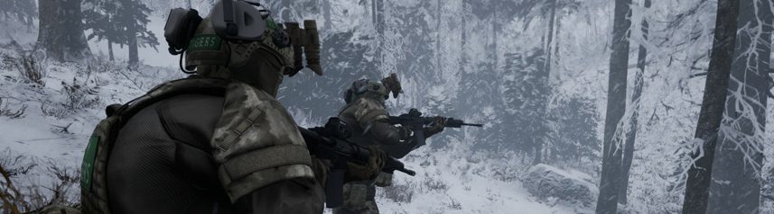 exfil snow mission banner