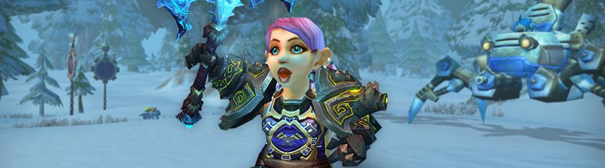 world of warcraft shadowmourne gnome banner