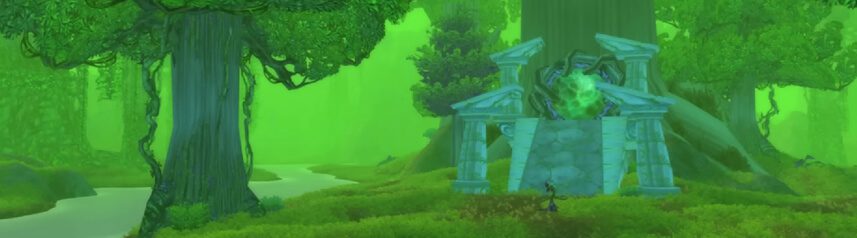 world of warcraft season of discovery emerald portal banner