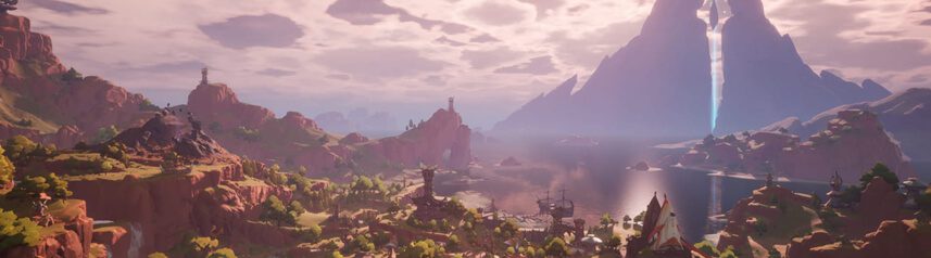 tarisland split mountain banner