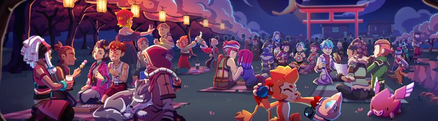 temtem tamer gathering art banner