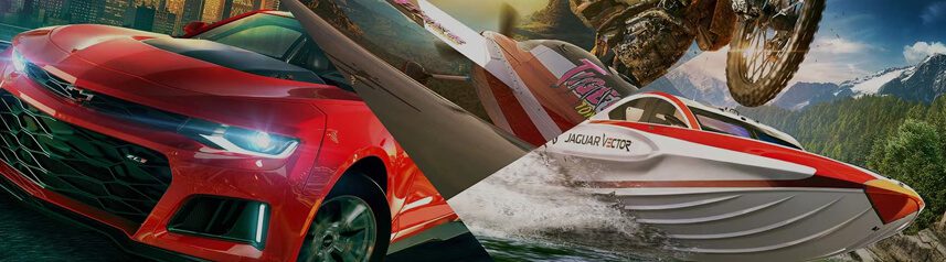 the crew 2 multi-vehicle key art banner